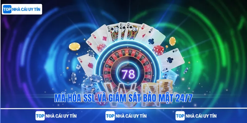 Mã hóa SSL và giám sát bảo mật 24/7
