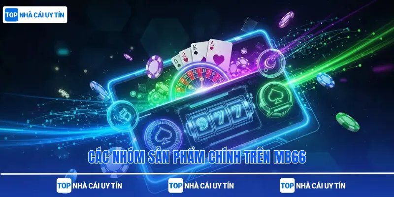 Các nhóm sản phẩm chính trên MB66