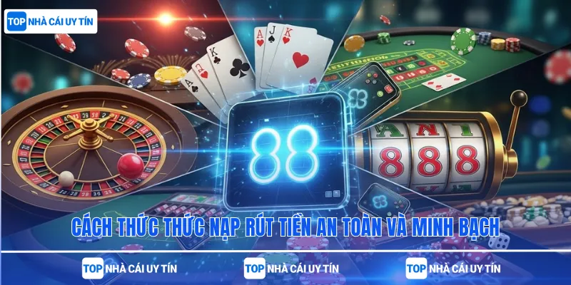 Cách thức thức nạp rút tiền an toàn và minh bạch