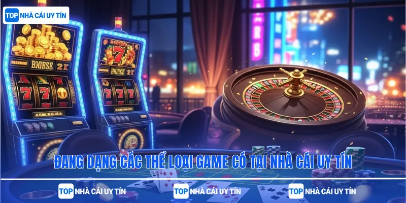 Đang dạng các thể loại game có tại nhà cái uy tín