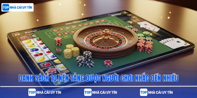 Danh sách 10 nền tảng được người chơi nhắc đến nhiều