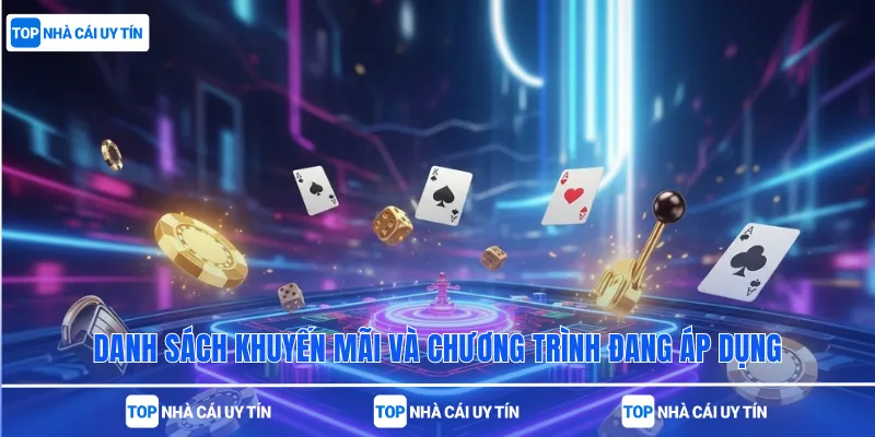 Danh sách khuyến mãi và chương trình đang áp dụng