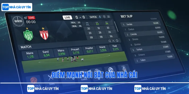 Điểm mạnh nổi bật của nhà cái