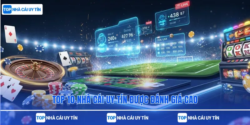 Top 10 Nhà Cái Uy Tín Được Đánh Giá Cao