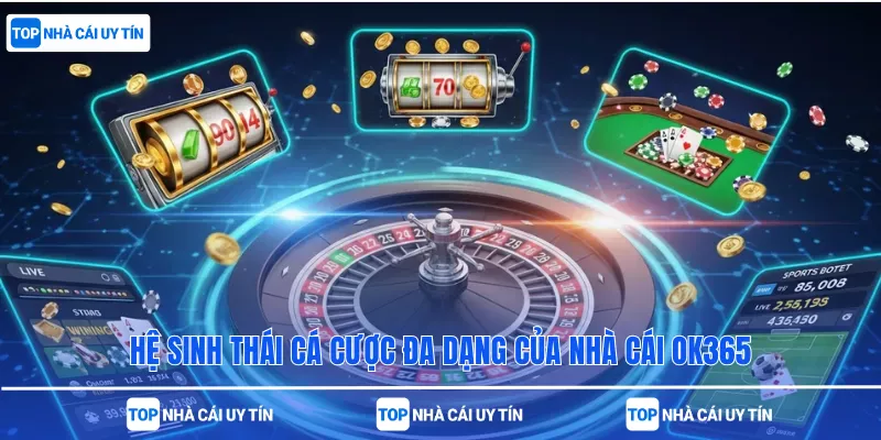 Hệ sinh thái cá cược đa dạng của nhà cái Ok365