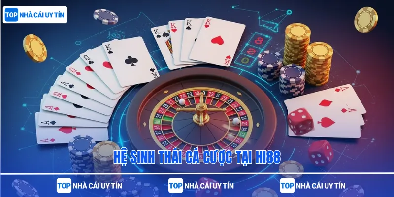 Hệ sinh thái cá cược tại Hi88