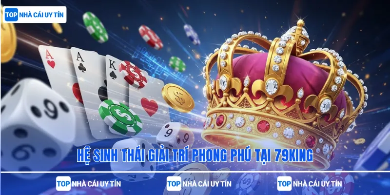 Hệ sinh thái giải trí phong phú tại 79king