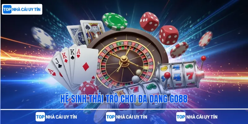 Hệ sinh thái trò chơi đa dạng Go88