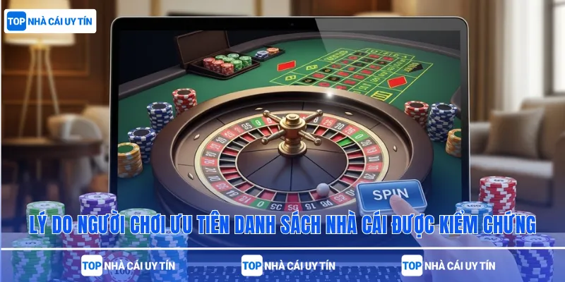 Lý do người chơi ưu tiên danh sách nhà cái được kiểm chứng