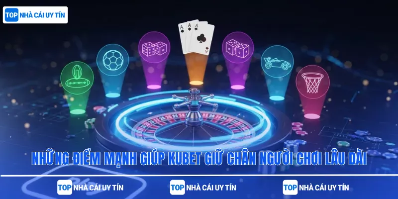 Những điểm mạnh giúp Kubet giữ chân người chơi lâu dài