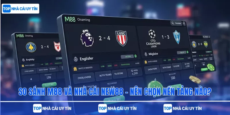 So Sánh M88 Và Nhà Cái New88 – Nên Chọn Nền Tảng Nào?
