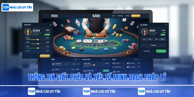 Thông tin giấy phép và yếu tố minh bạch pháp lý