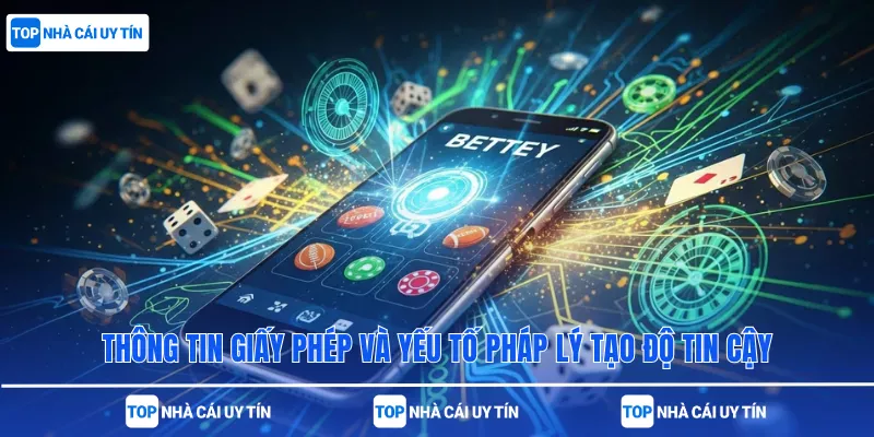 Thông tin giấy phép và yếu tố pháp lý tạo độ tin cậy