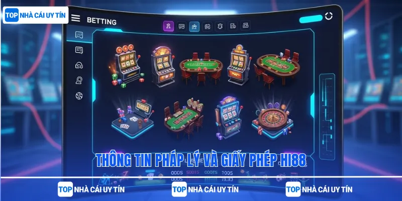 Thông tin pháp lý và giấy phép Hi88
