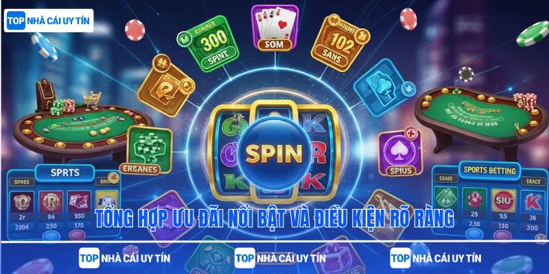 Tổng hợp ưu đãi nổi bật và điều kiện rõ ràng