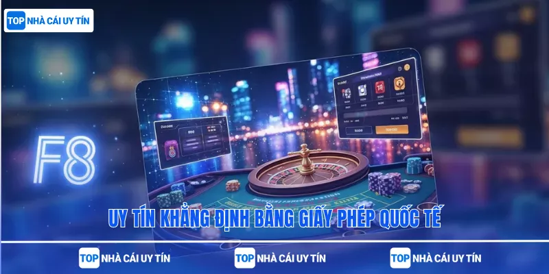 Uy tín khẳng định bằng giấy phép quốc tế