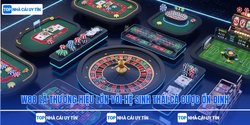 W88 là thương hiệu lớn với hệ sinh thái cá cược ổn định