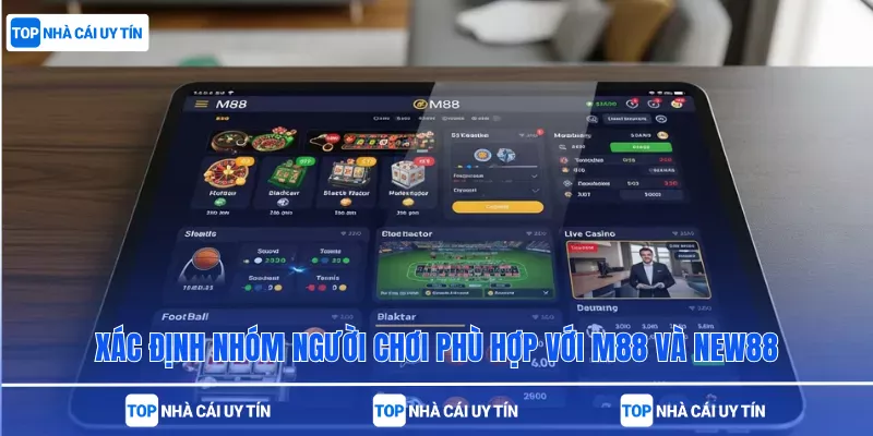 Xác định nhóm người chơi phù hợp với M88 và New88