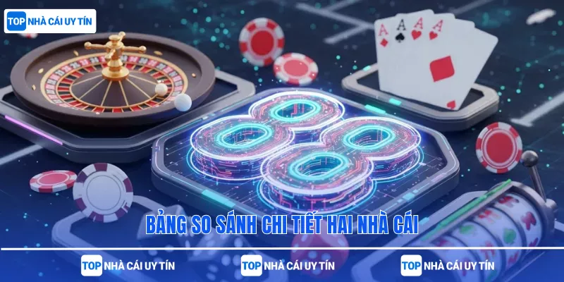 Bảng so sánh chi tiết hai nhà cái