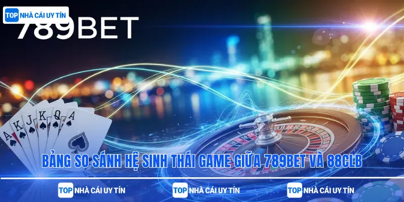 Bảng so sánh hệ sinh thái game giữa 789bet và 88CLB