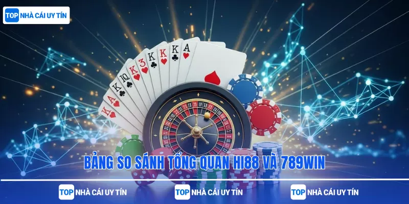 Bảng so sánh tổng quan Hi88 và 789win