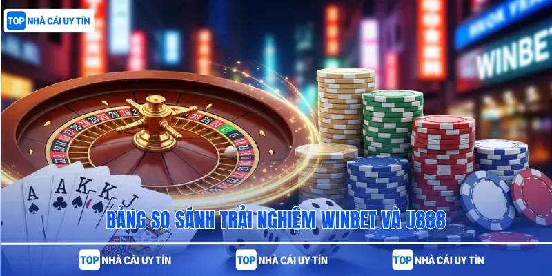 Bảng so sánh trải nghiệm Winbet và U888