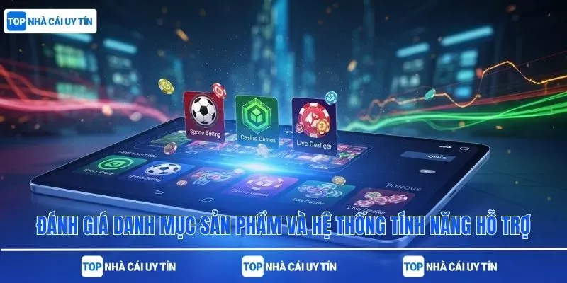Đánh giá danh mục sản phẩm và hệ thống tính năng hỗ trợ
