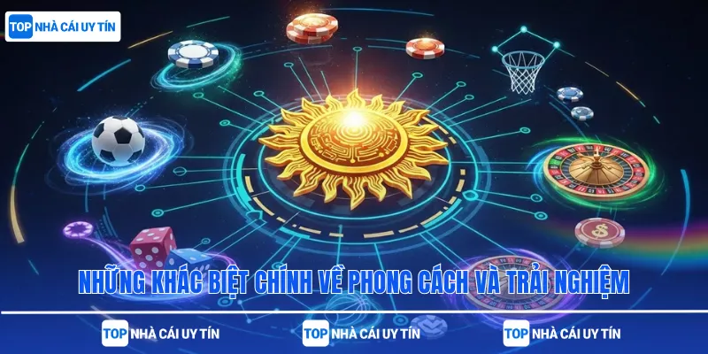 Những khác biệt chính về phong cách và trải nghiệm