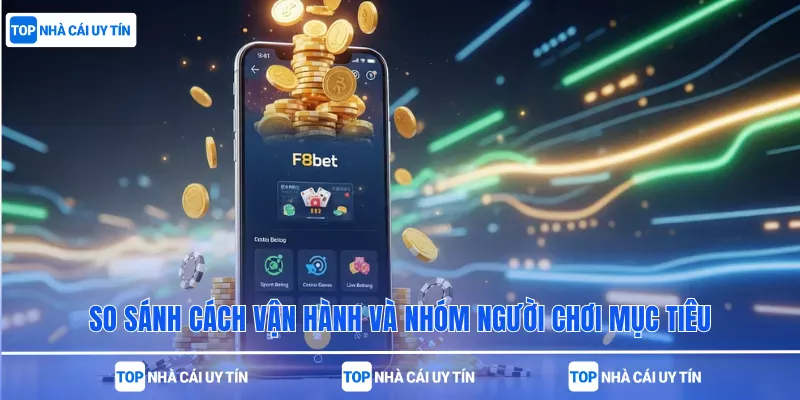 So sánh cách vận hành và nhóm người chơi mục tiêu