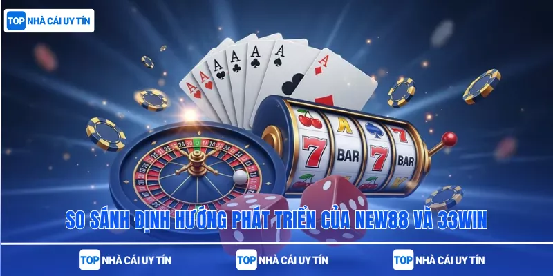 So sánh định hướng phát triển của New88 và 33win