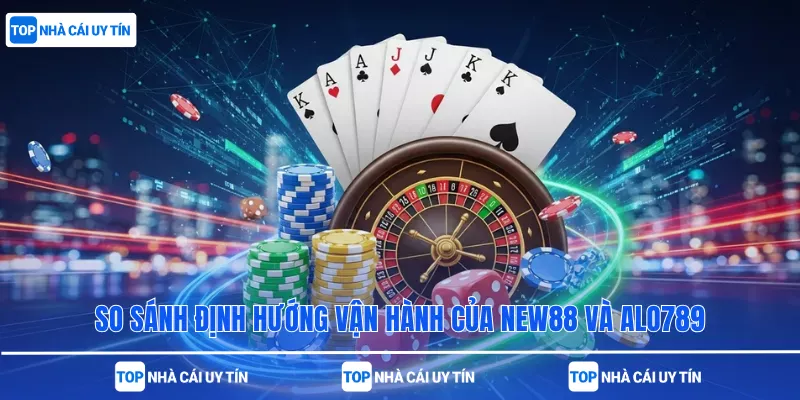 So sánh định hướng vận hành của New88 và Alo789