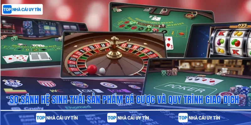So sánh hệ sinh thái sản phẩm cá cược và quy trình giao dịch 