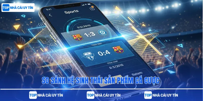So sánh hệ sinh thái sản phẩm cá cược