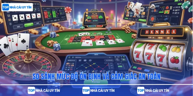 So sánh mức độ ổn định và cảm giác an toàn 