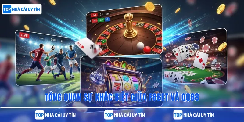 Tổng quan sự khác biệt giữa F8bet và QQ88