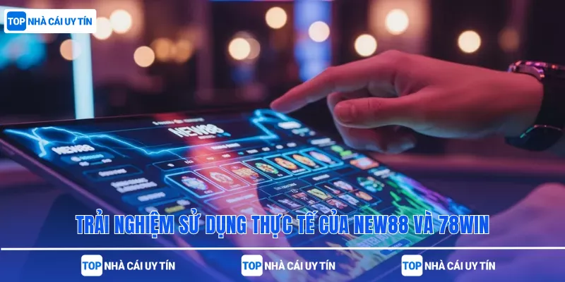 Trải nghiệm sử dụng thực tế của New88 và 78win
